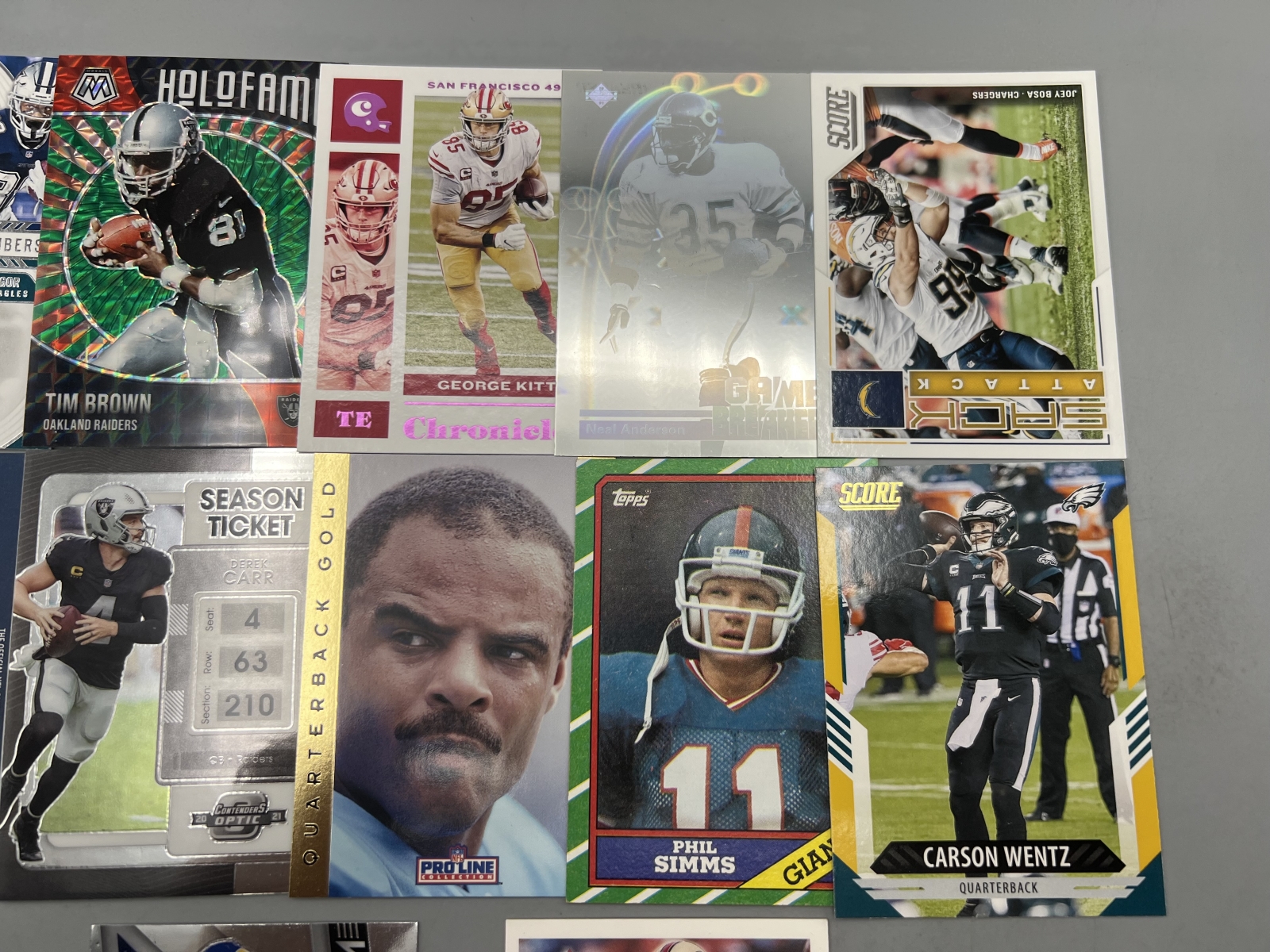 (12) Assorted Football Cards W/ Stars