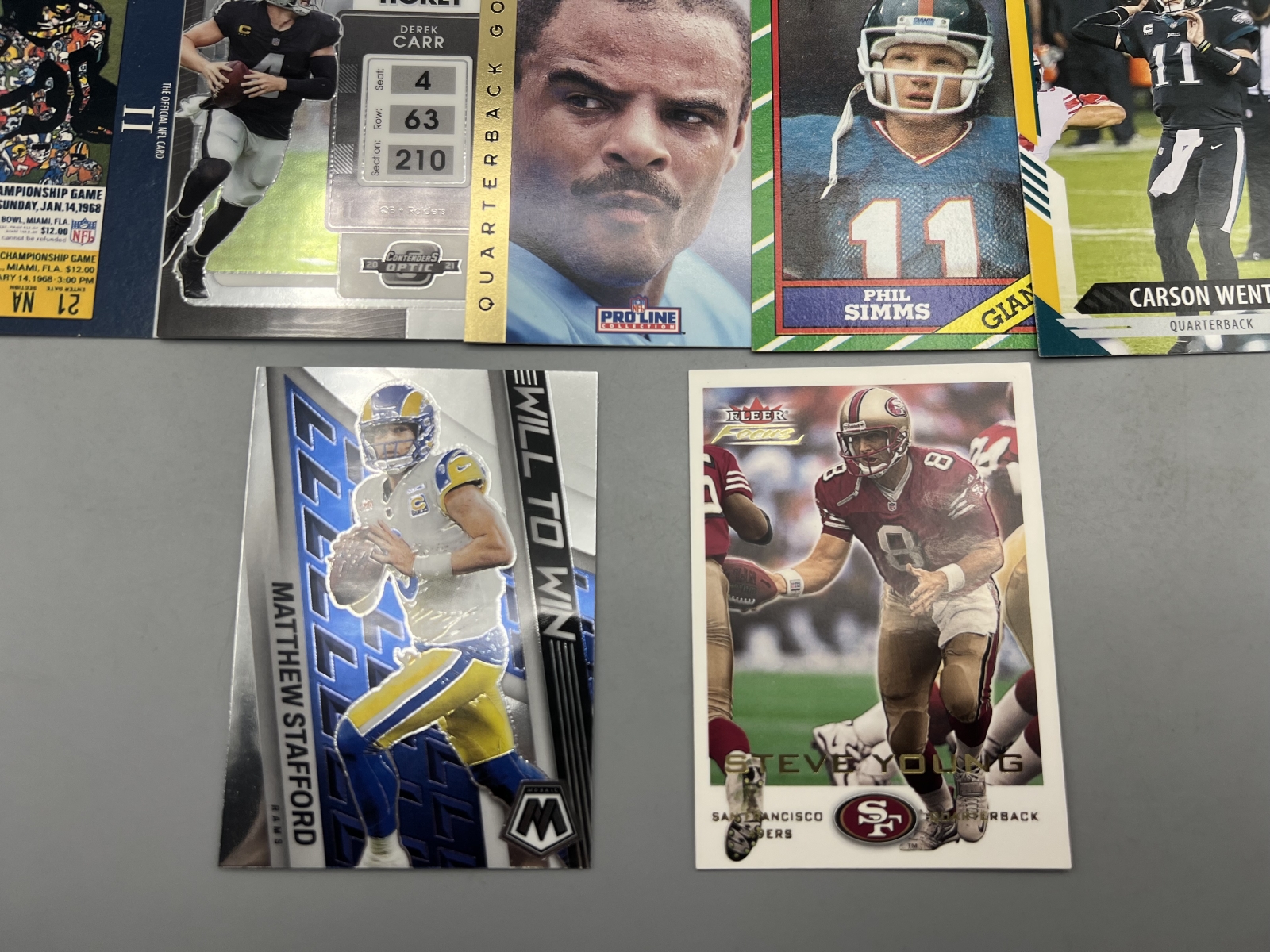 (12) Assorted Football Cards W/ Stars