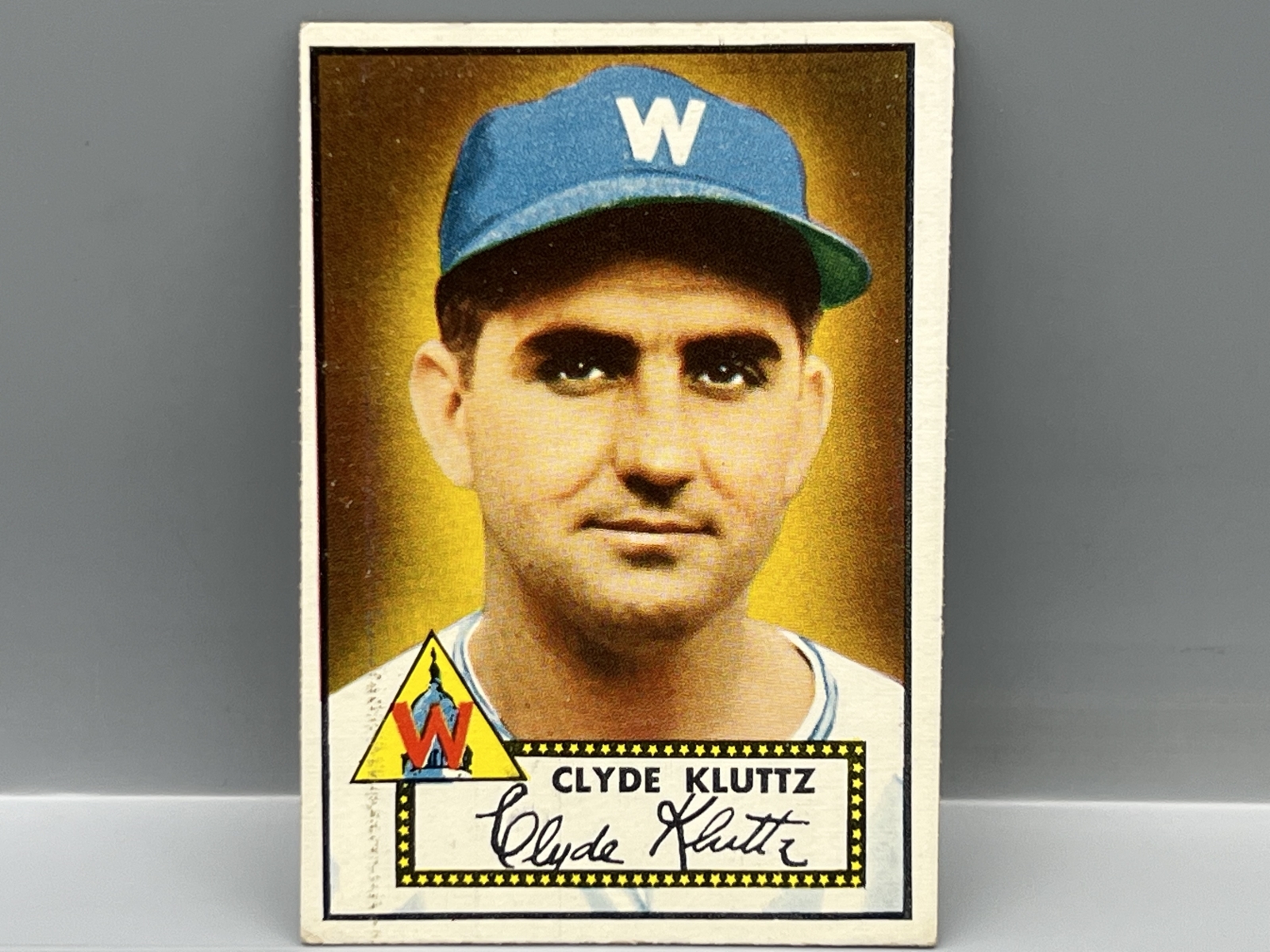 1952 Topps Clyde Kluttz #132