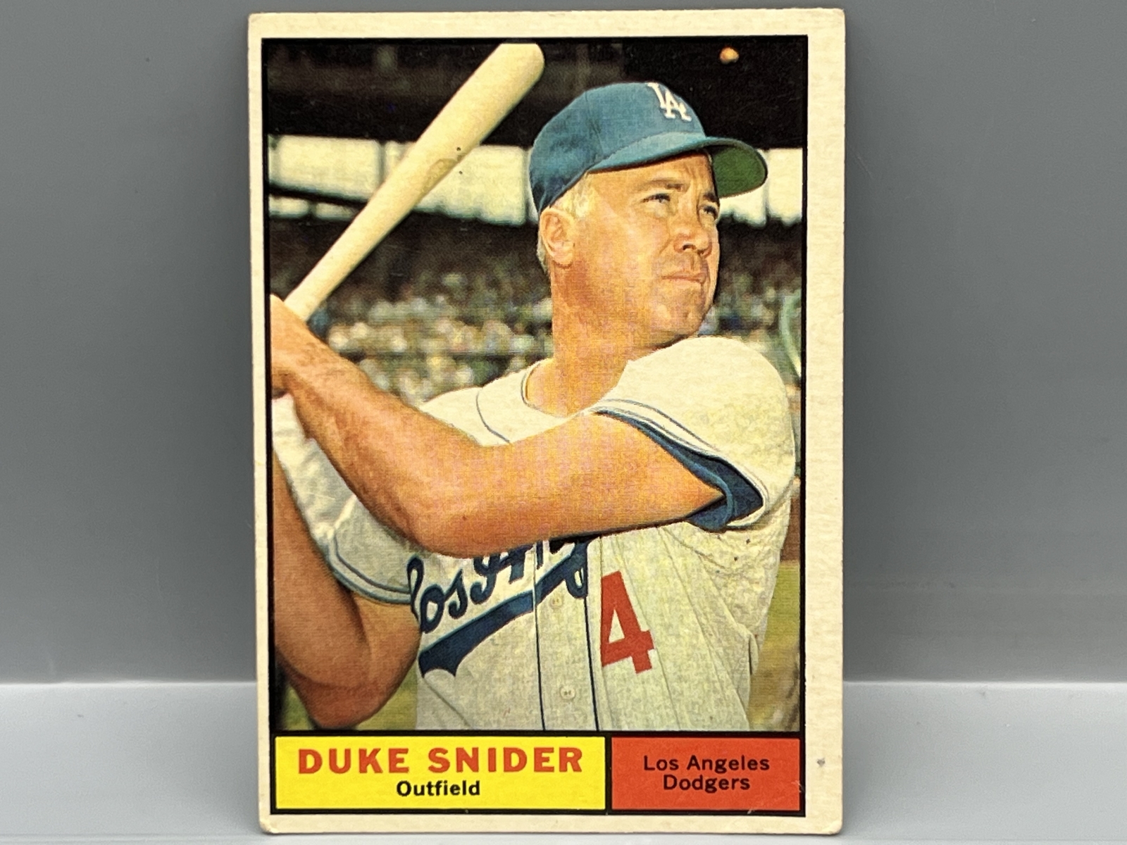 1961 Topps #443 Duke Snider (HOF) / Dodgers