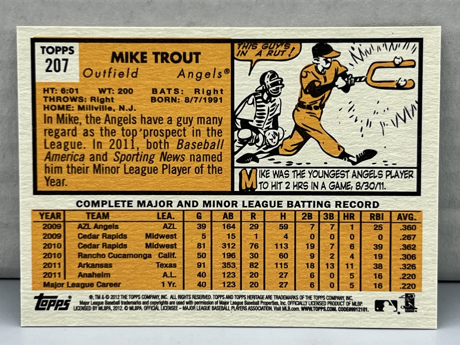 2012 Topps Heritage Baseball Complete Base Set
