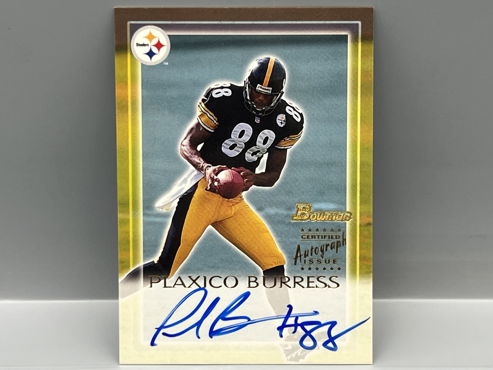 2000 Bowman Plaxico Burress On Card RC Auto