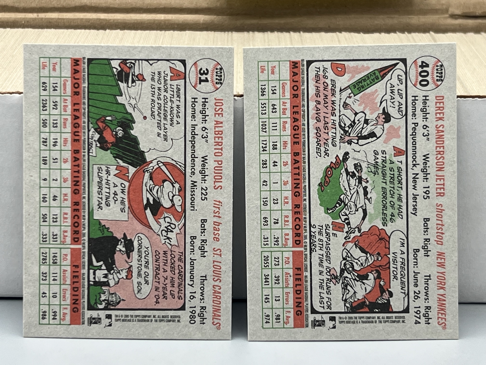 2005 Topps Heritage Baseball Complete Set W/ Short Prints, Variations, & (3) Insert Sets - 530 Total Cards - White Back Set is not included 