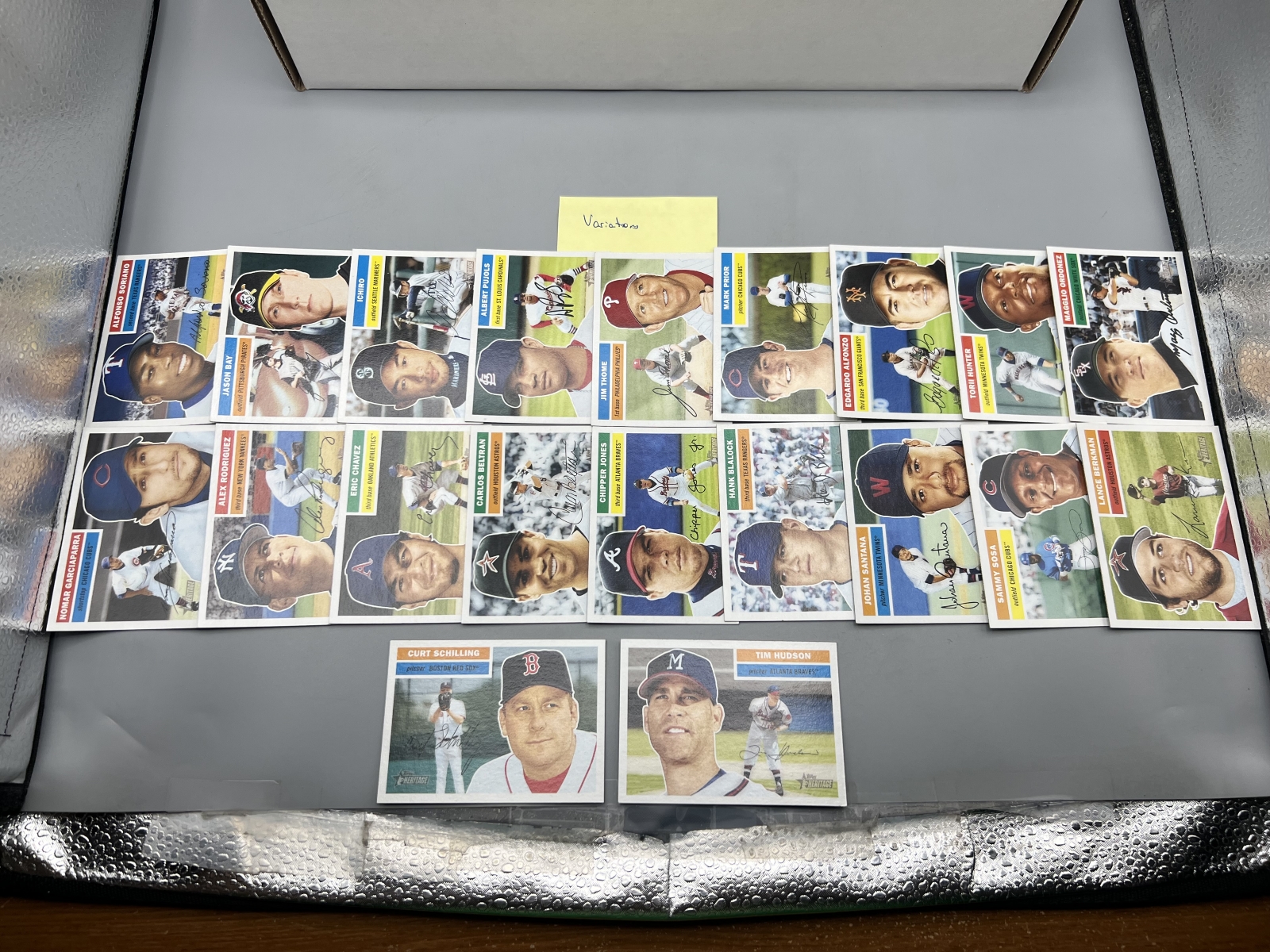 2005 Topps Heritage Baseball Complete Set W/ Short Prints, Variations, & (3) Insert Sets - 530 Total Cards - White Back Set is not included 