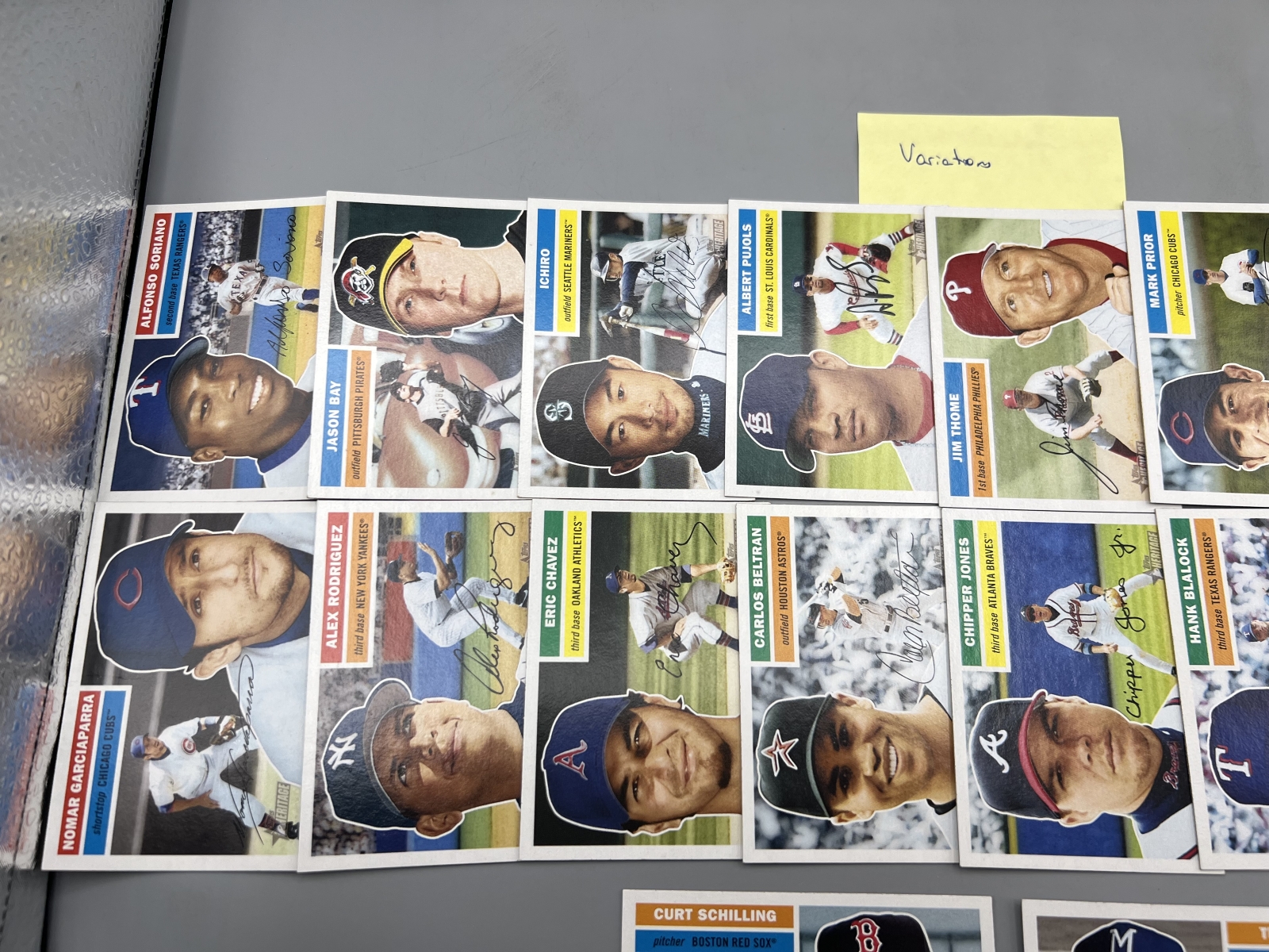2005 Topps Heritage Baseball Complete Set W/ Short Prints, Variations, & (3) Insert Sets - 530 Total Cards - White Back Set is not included 