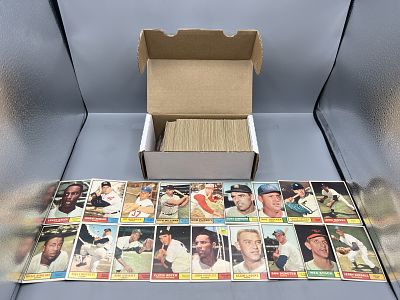 (Lot Of 325) 1961 Topps Baseball Singles - No Duplication, No HOFers / Varying Conditions