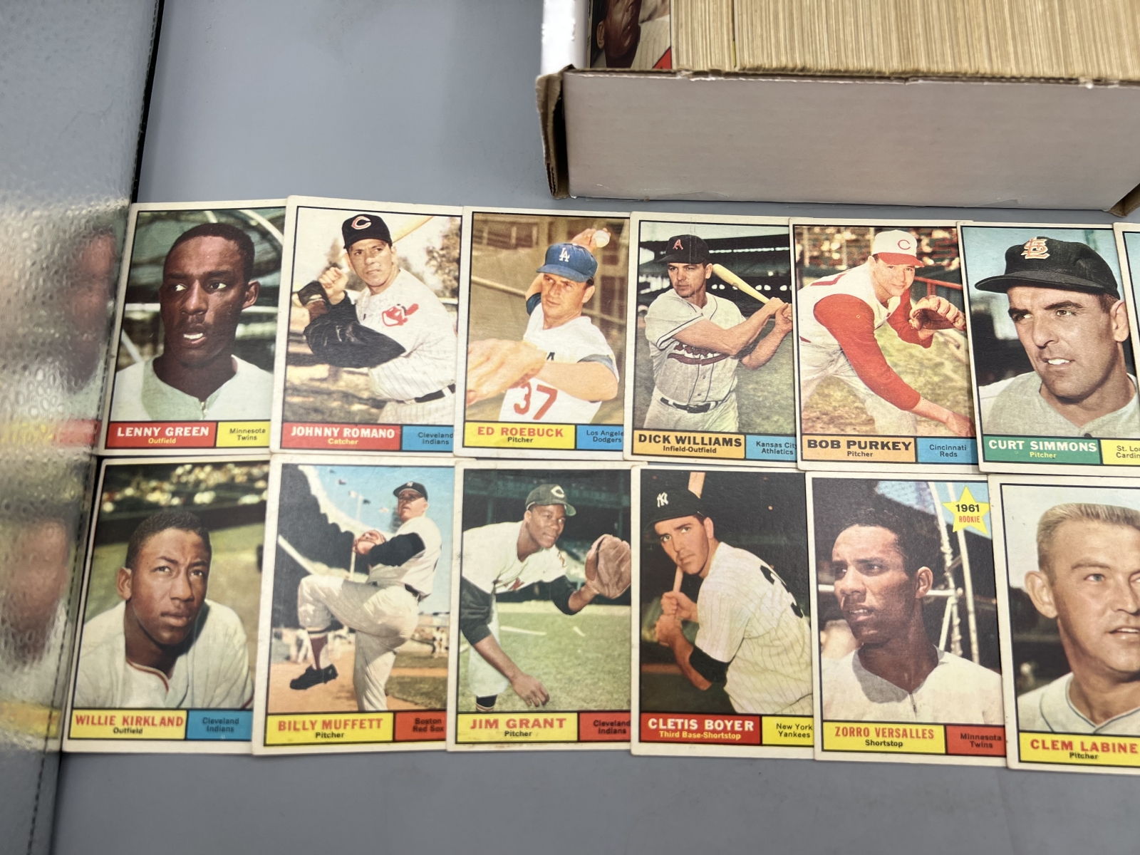 (Lot Of 325) 1961 Topps Baseball Singles - No Duplication, No HOFers / Varying Conditions