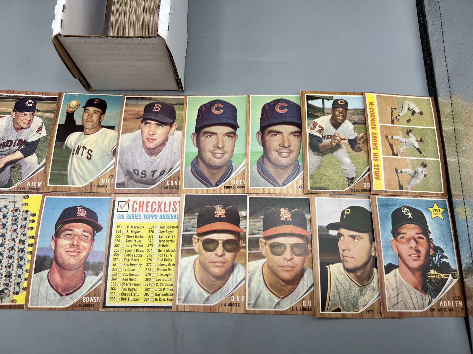 (Lot Of 85+) 1962 Topps Baseball Singles With Duplication / Varying Conditions