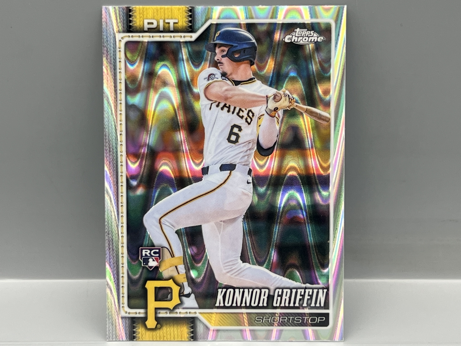 2026 Topps Chrome Konnor Griffin Ray Wave Refractor RC #74