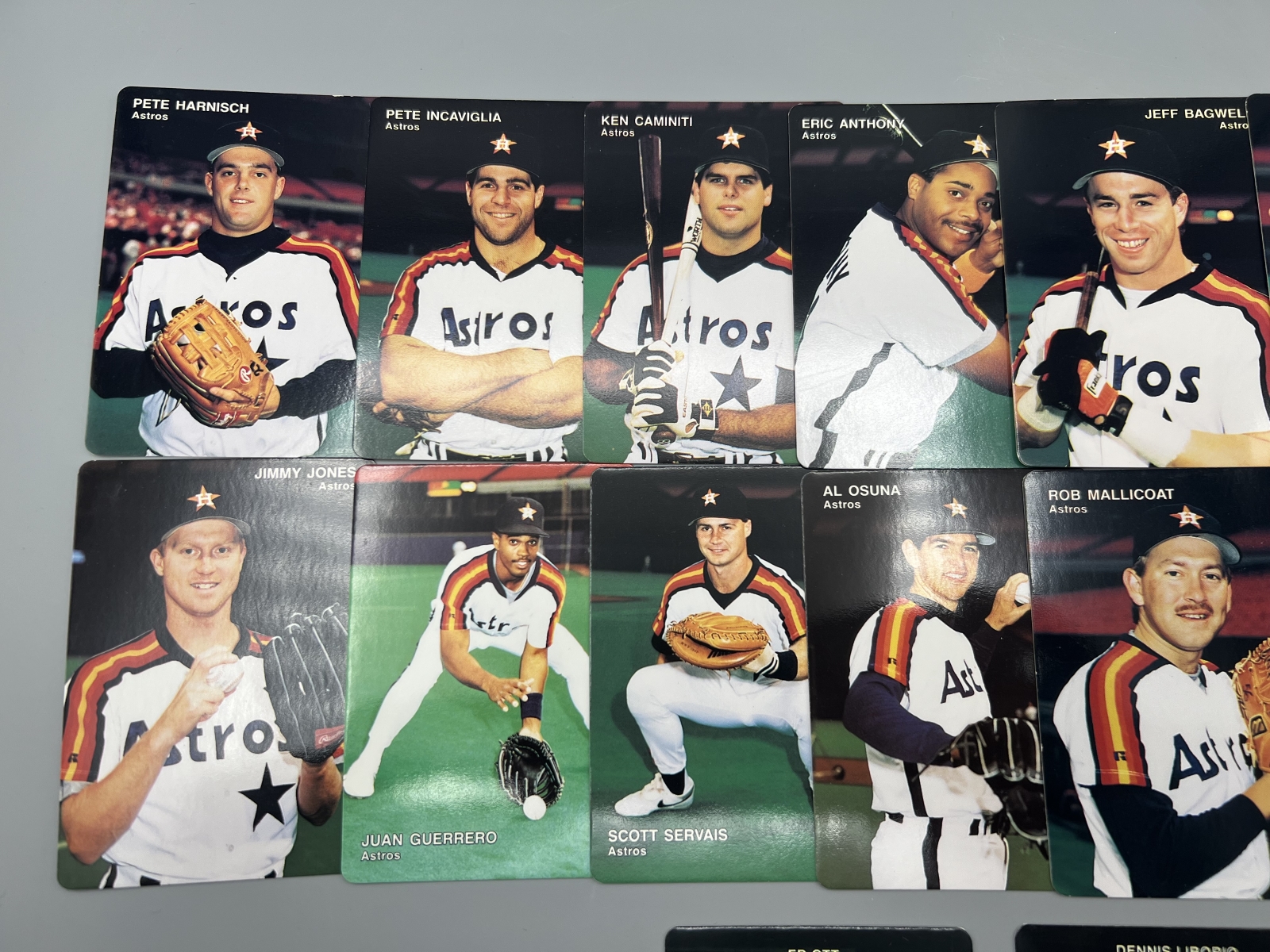 (16) 1992 Mother's Cookies Houston Astros Cards W/ Jeff Bagwell