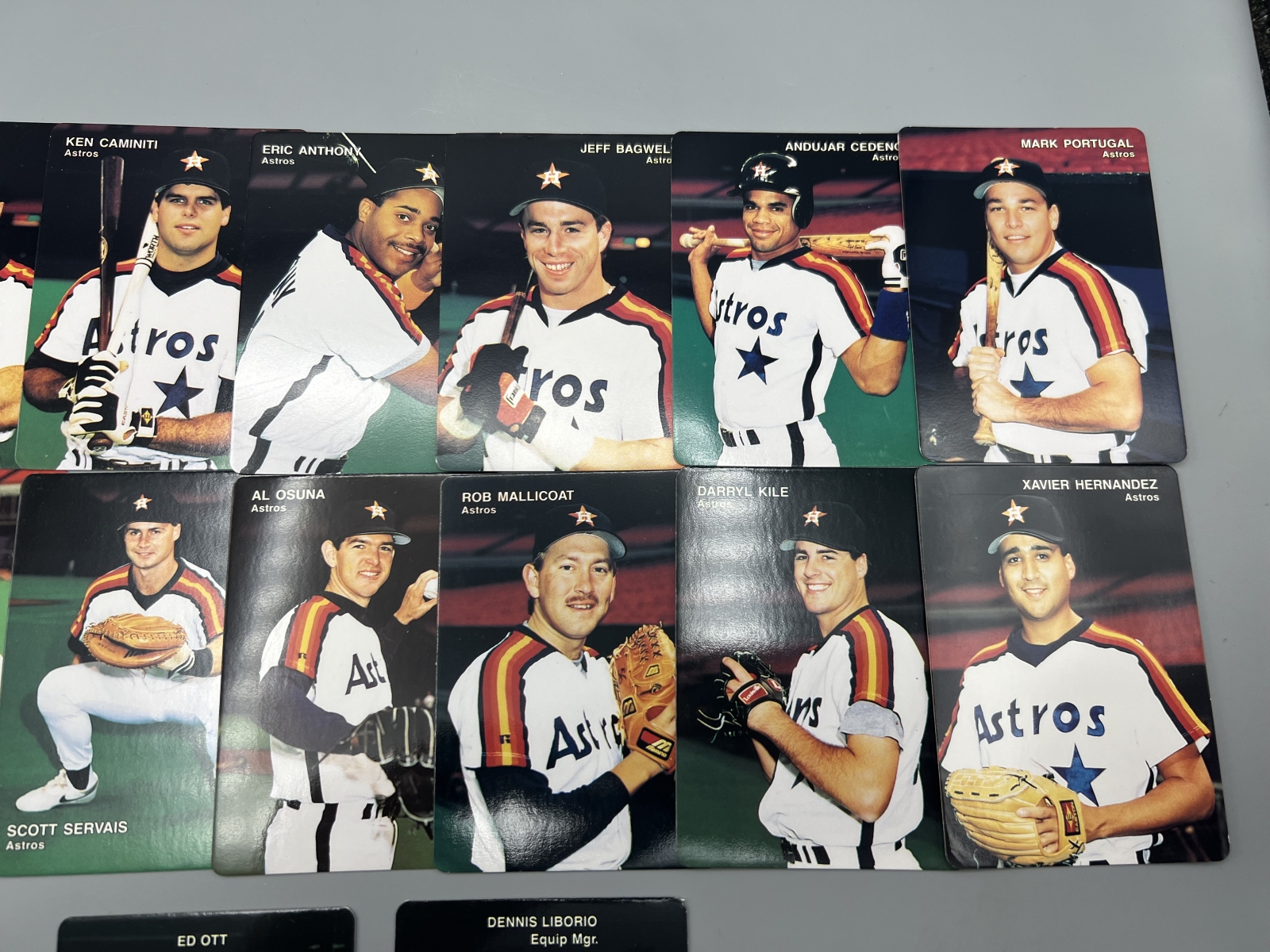 (16) 1992 Mother's Cookies Houston Astros Cards W/ Jeff Bagwell