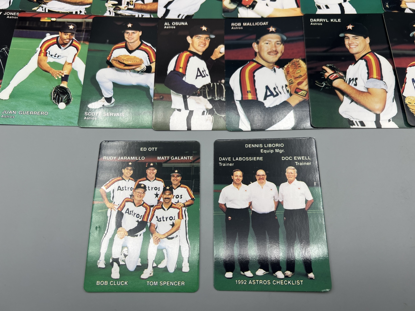 (16) 1992 Mother's Cookies Houston Astros Cards W/ Jeff Bagwell