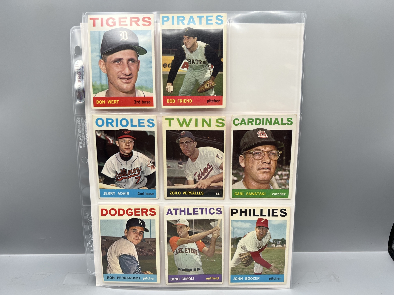 (Lot Of 300) 1964 Topps Baseball Singles - No Duplication, No HOFers / Varying Conditions