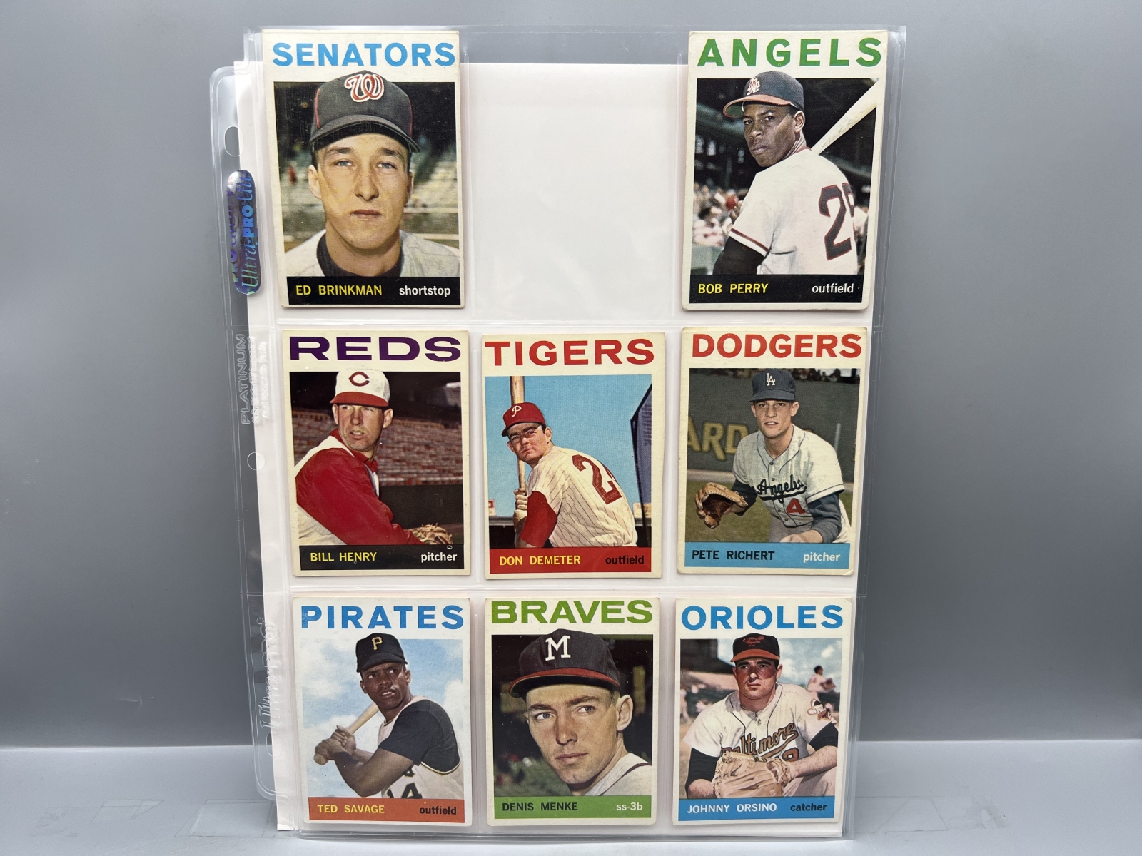 (Lot Of 300) 1964 Topps Baseball Singles - No Duplication, No HOFers / Varying Conditions