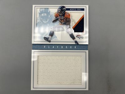 2015 Panini Playbook Montee Ball Game Worn Patch Rookie Booklet #/10