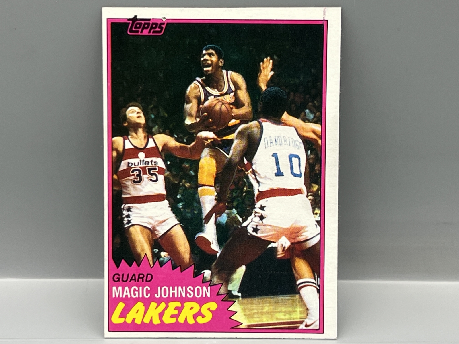 1981 Topps Magic Johnson 2nd Year #21 - 1st Solo Card