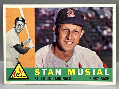 1960 Topps #250 Stan Musial (HOF) / Cardinals - Sharp!