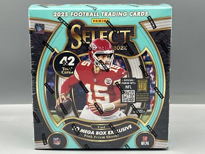 2025 Panini Select Football Factory Sealed Mega Box