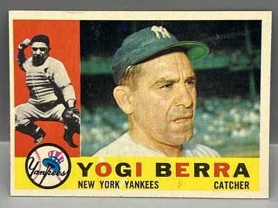 1960 Topps #480 Yogi Berra (HOF) / Yankees - Sharp!