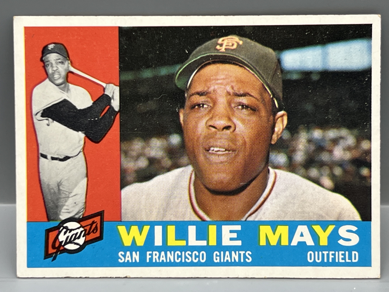 1960 Topps #200 Willie Mays (HOF) / Giants - Sharp!