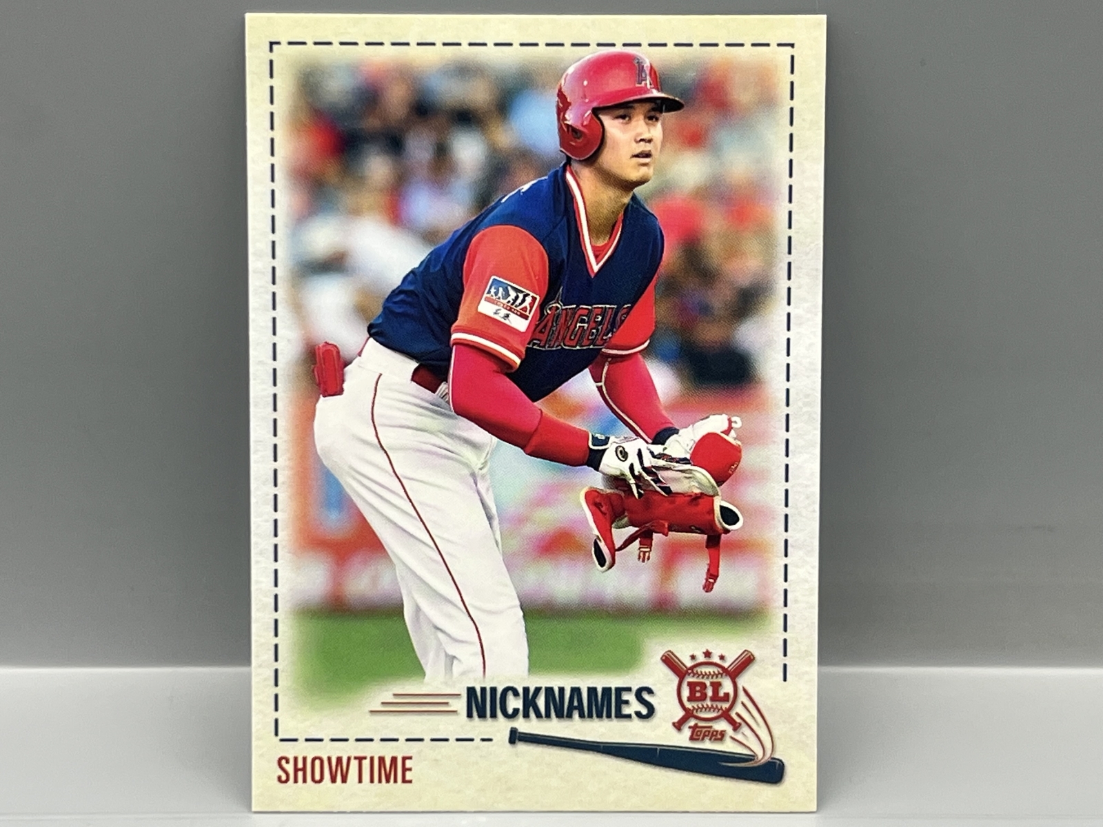 2019 Topps Big League Shohei Ohtani "Showtime" Nicknames #PW-1 - 2nd Year Insert