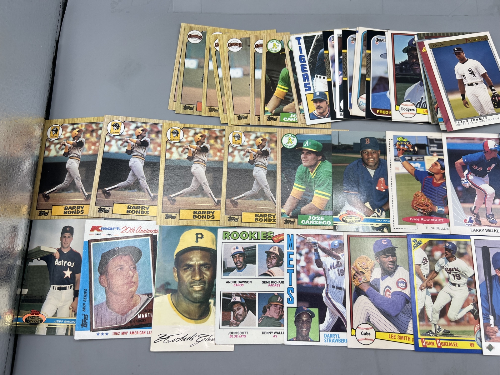 (Lot Of 40+) Rookies and Stars: 1982 Thru 1990: Bonds, Strawberry, Stewart, Gibson, W. Clark