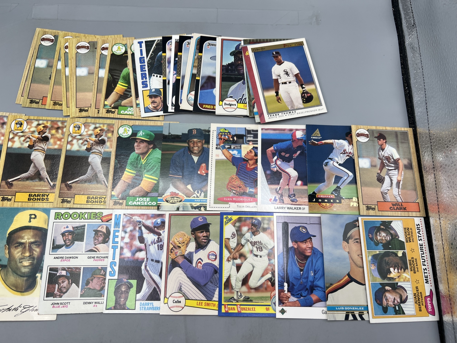(Lot Of 40+) Rookies and Stars: 1982 Thru 1990: Bonds, Strawberry, Stewart, Gibson, W. Clark