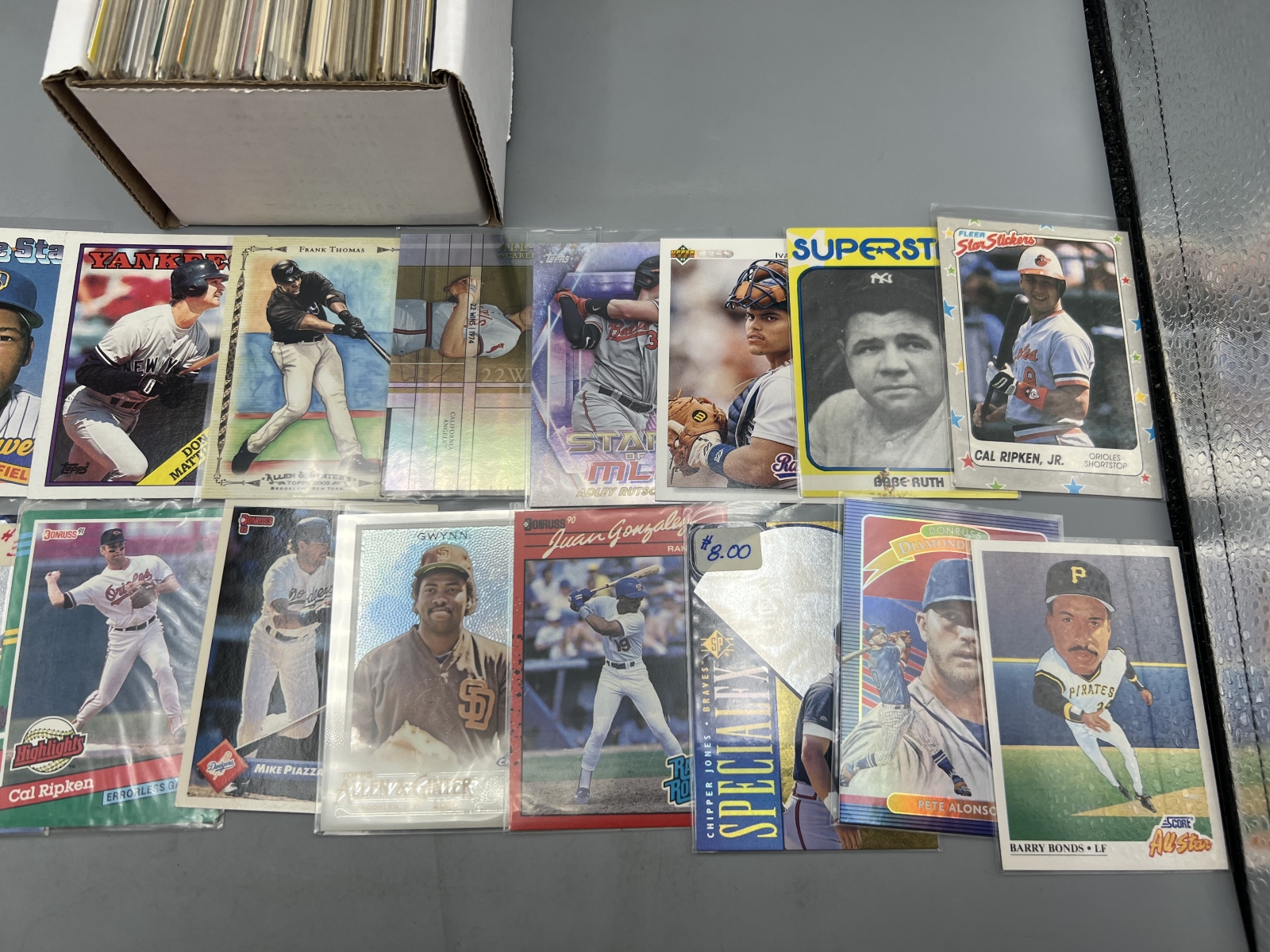 (Lot Of 150+) Stars: 1980s + 1990s: Pedro, Chipper, Ripken, Piazza, Bonds, Etc