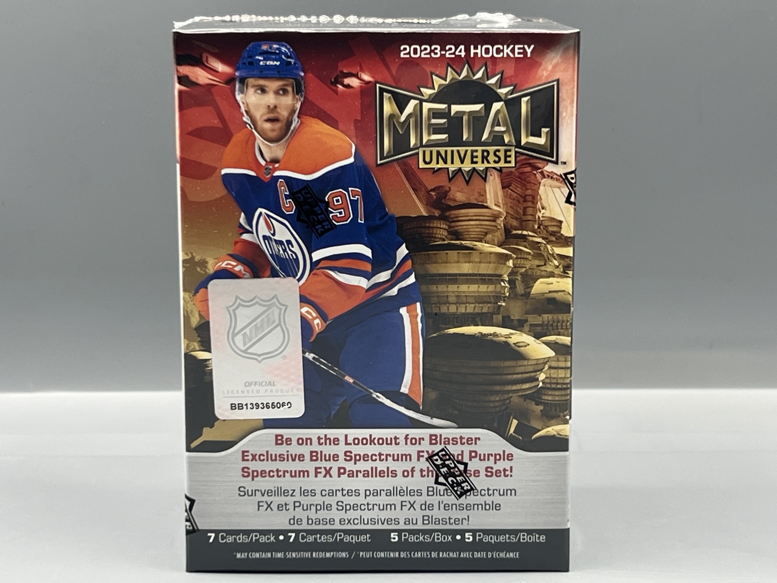 2023-24 Upper Deck Metal Universe Hockey Factory Sealed Blaster Box