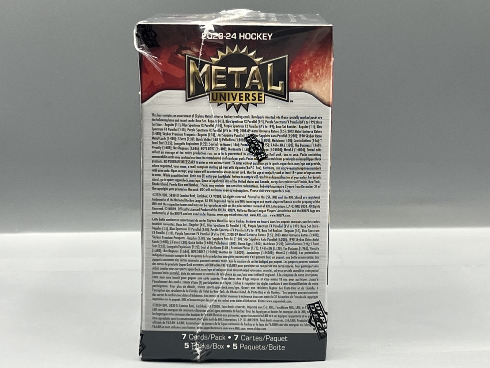 2023-24 Upper Deck Metal Universe Hockey Factory Sealed Blaster Box
