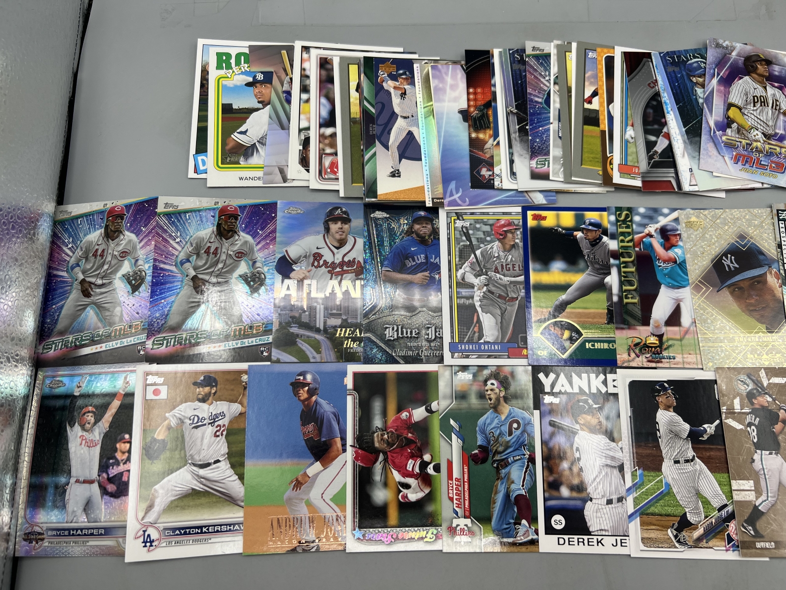 (Lot Of 60) Baseball Stars: Ohtani, Jeter, Harper, Soto, Betts, Vlad Jr, Acuna,
