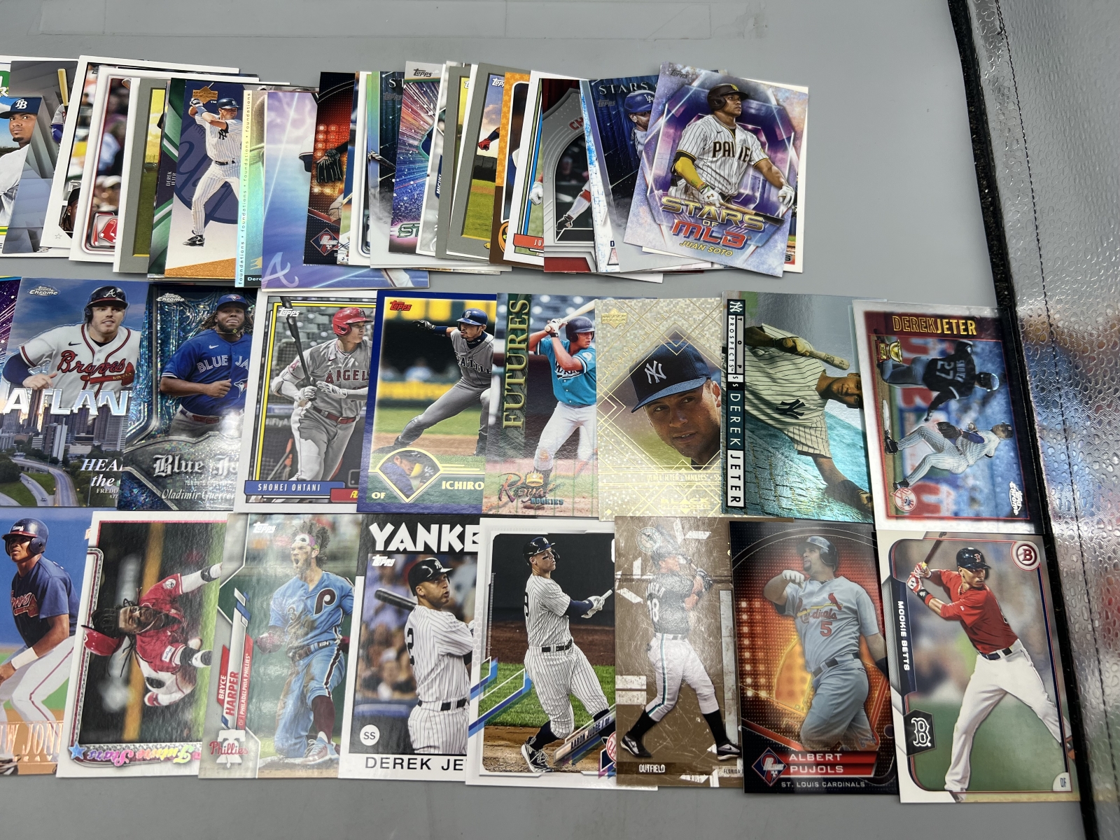 (Lot Of 60) Baseball Stars: Ohtani, Jeter, Harper, Soto, Betts, Vlad Jr, Acuna,