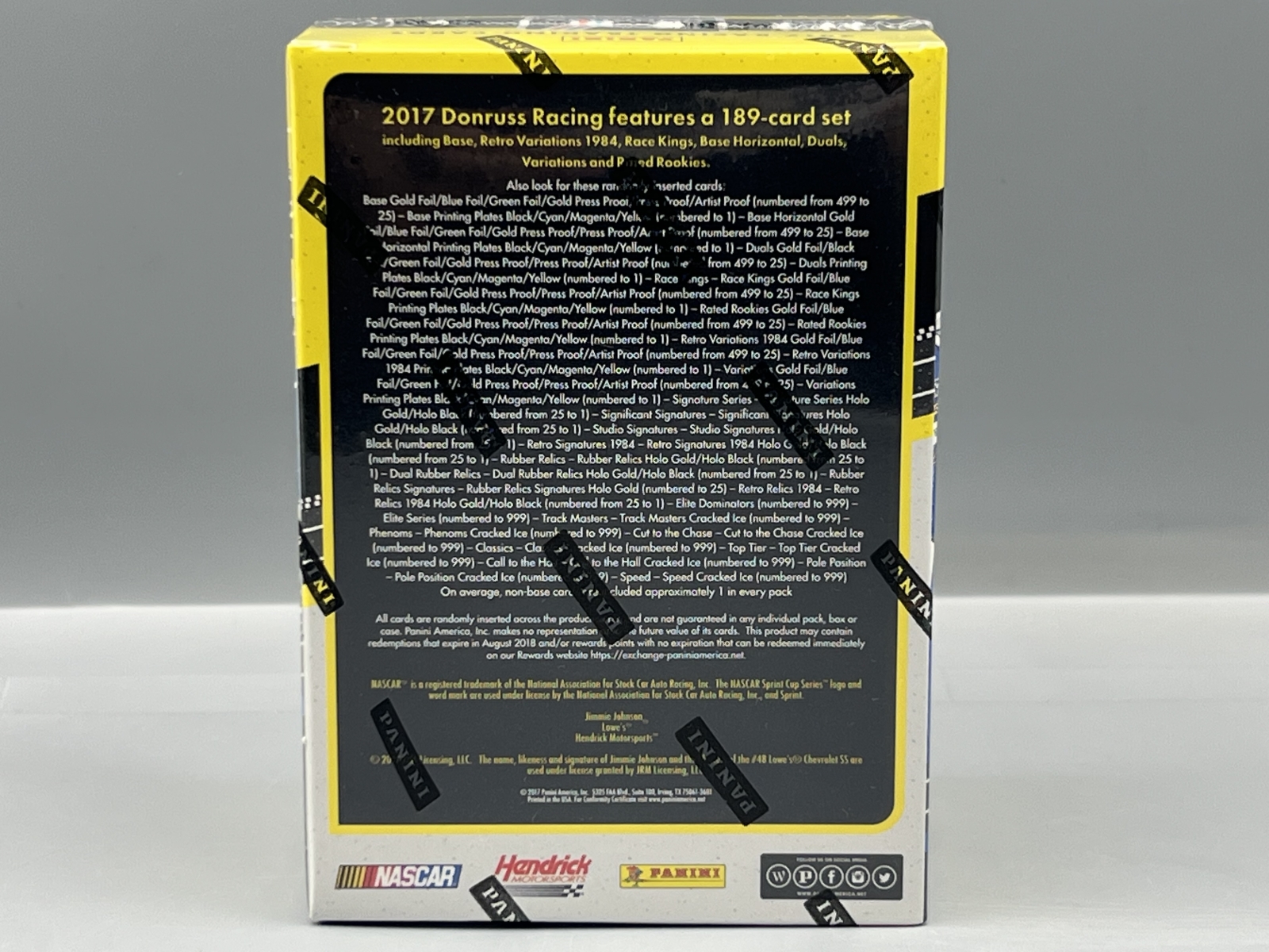 2017 Panini Donruss NASCAR Racing Factory Sealed Blaster Box
