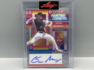 2022 Leaf Vivid Owen Murphy Painting Corners #1/1 Auto Pre-Production Proof - Sealed From Leaf