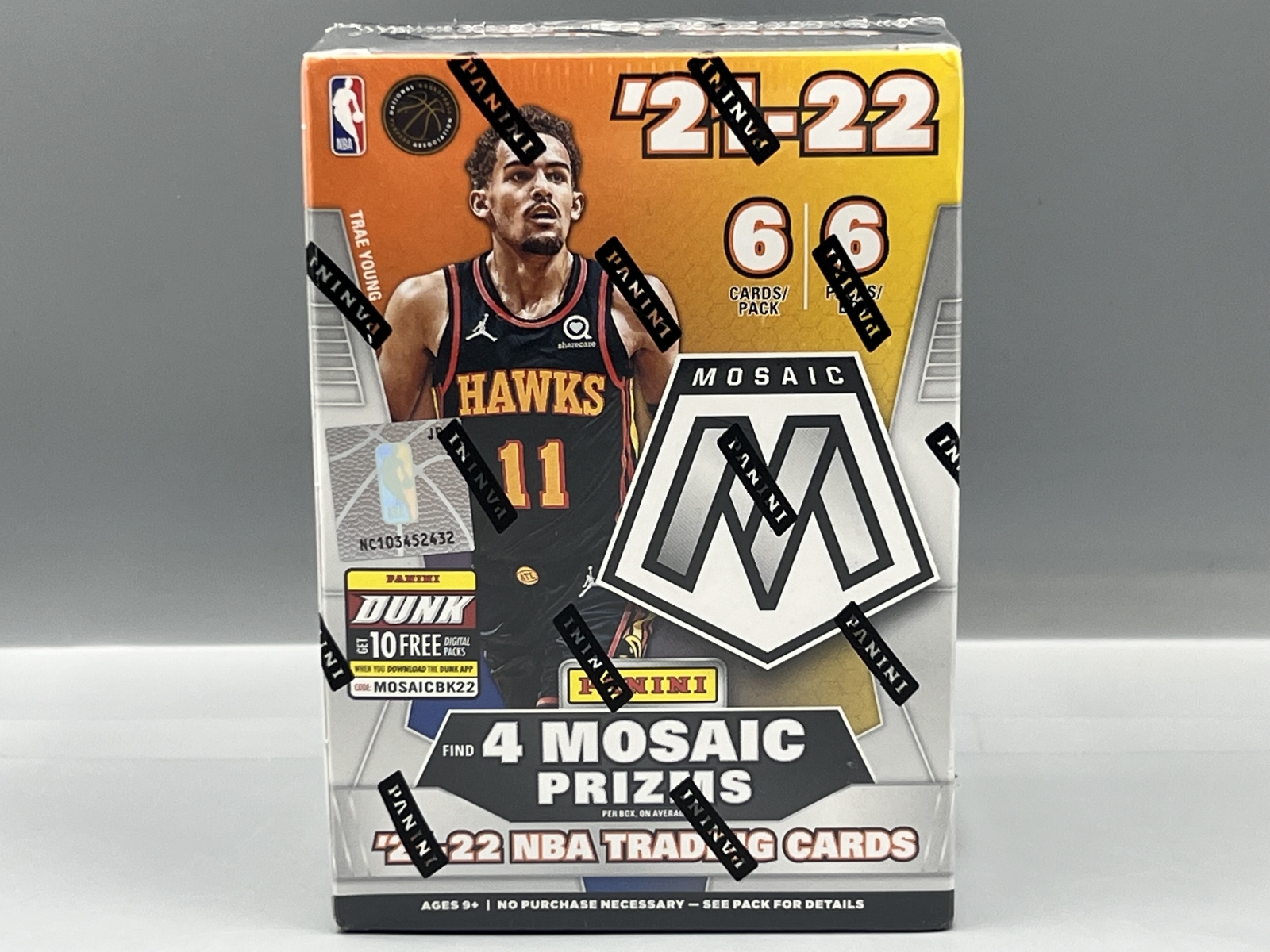 2021-22 Panini Mosaic Basketball Factory Sealed Blaster Box
