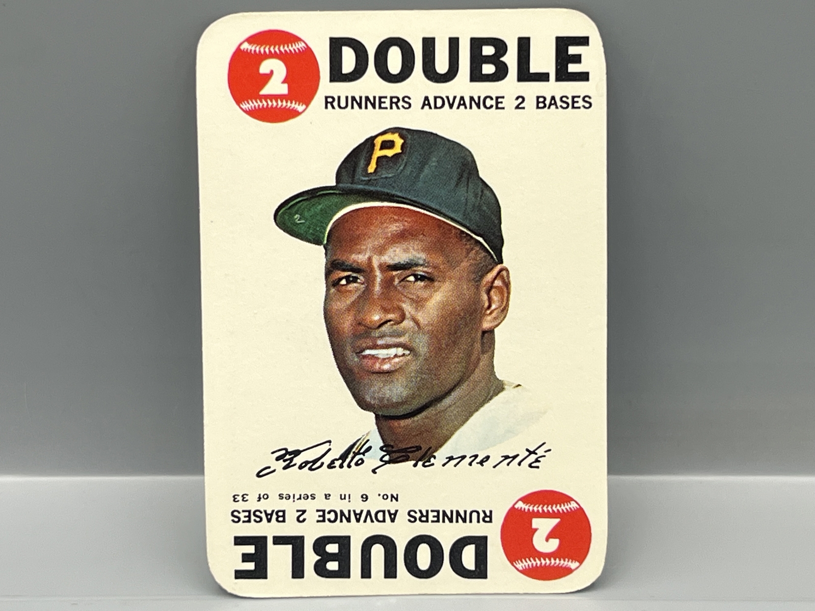 1968 Topps Game Roberto Clemente #6