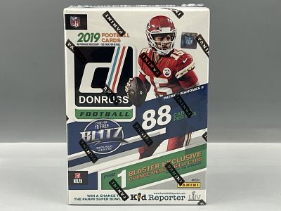 2019 Panini Donruss Football Factory Sealed Blaster Box