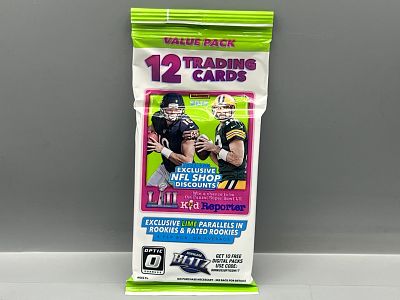 2017 Panini Donruss Optic Football Unopened Rack Pack - Possible Patrick Mahomes RC