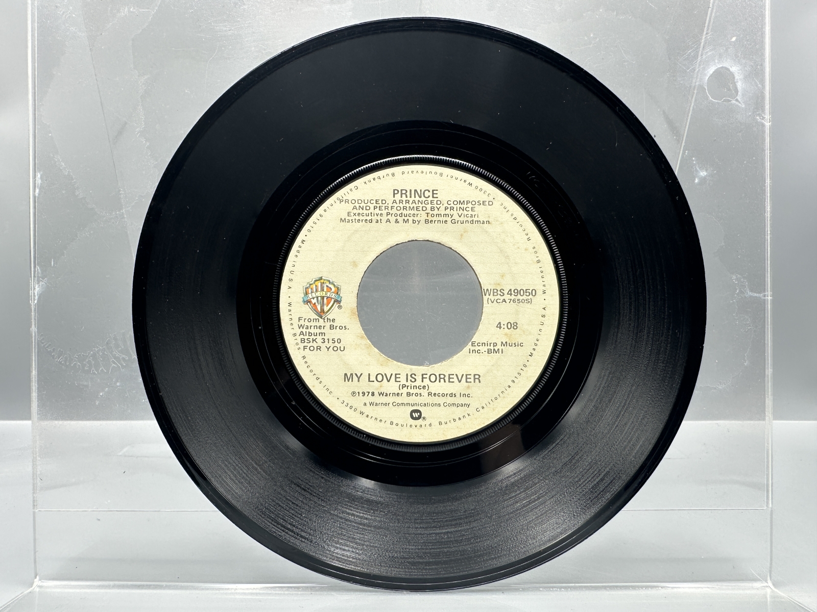 Prince: Three (3) of his early 7-inch 45 rpm records: Soft And Wet (1978); I Wanna Be Your Lover (1979); and Why You Wanna Treat Me So Bad? 