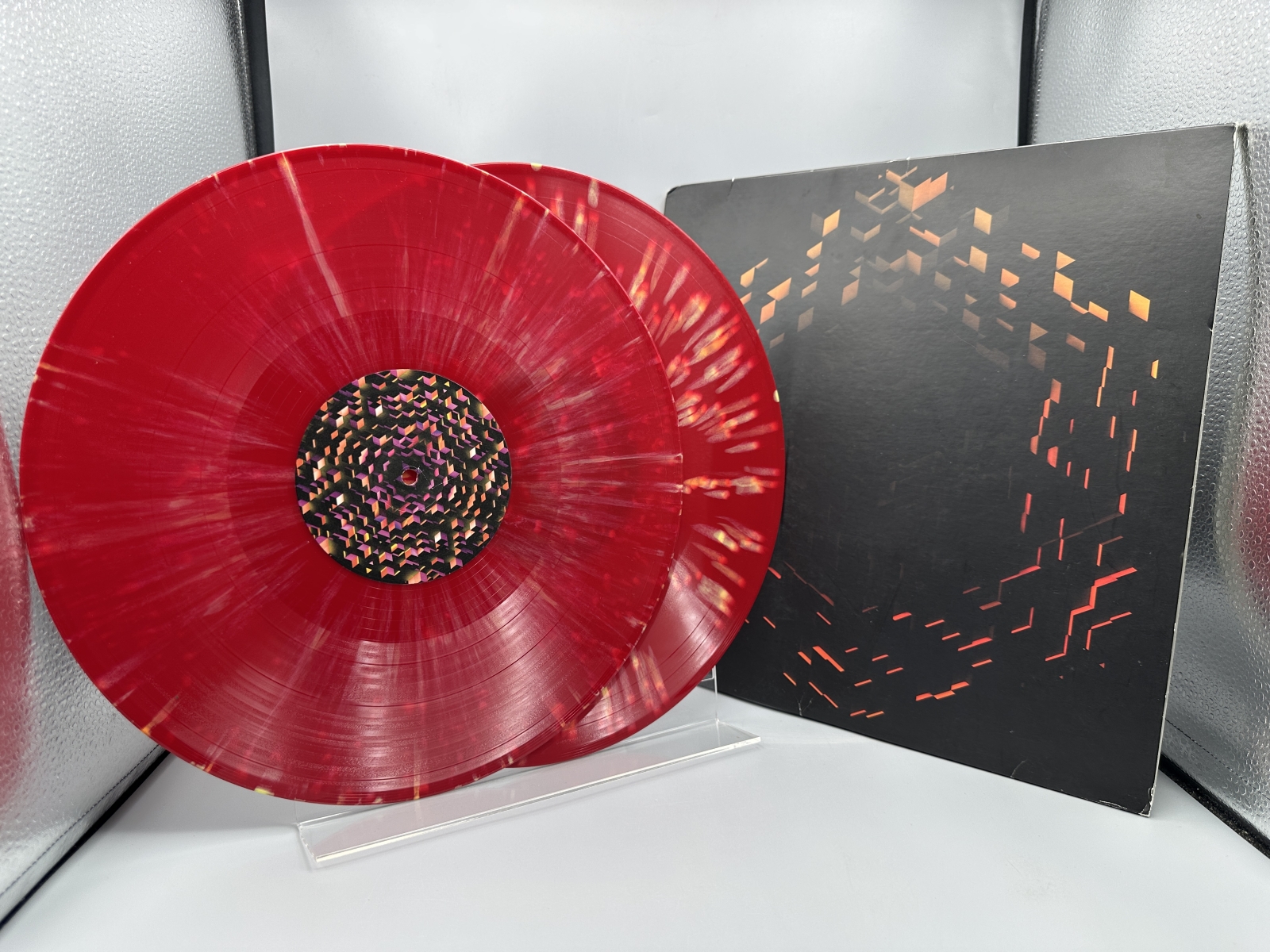 C418: Minecraft - Volume Beta (2024), 2 LPs, reissue, red with yelow splatter vinyl (Iconic Minecraft Game Soundtrack)