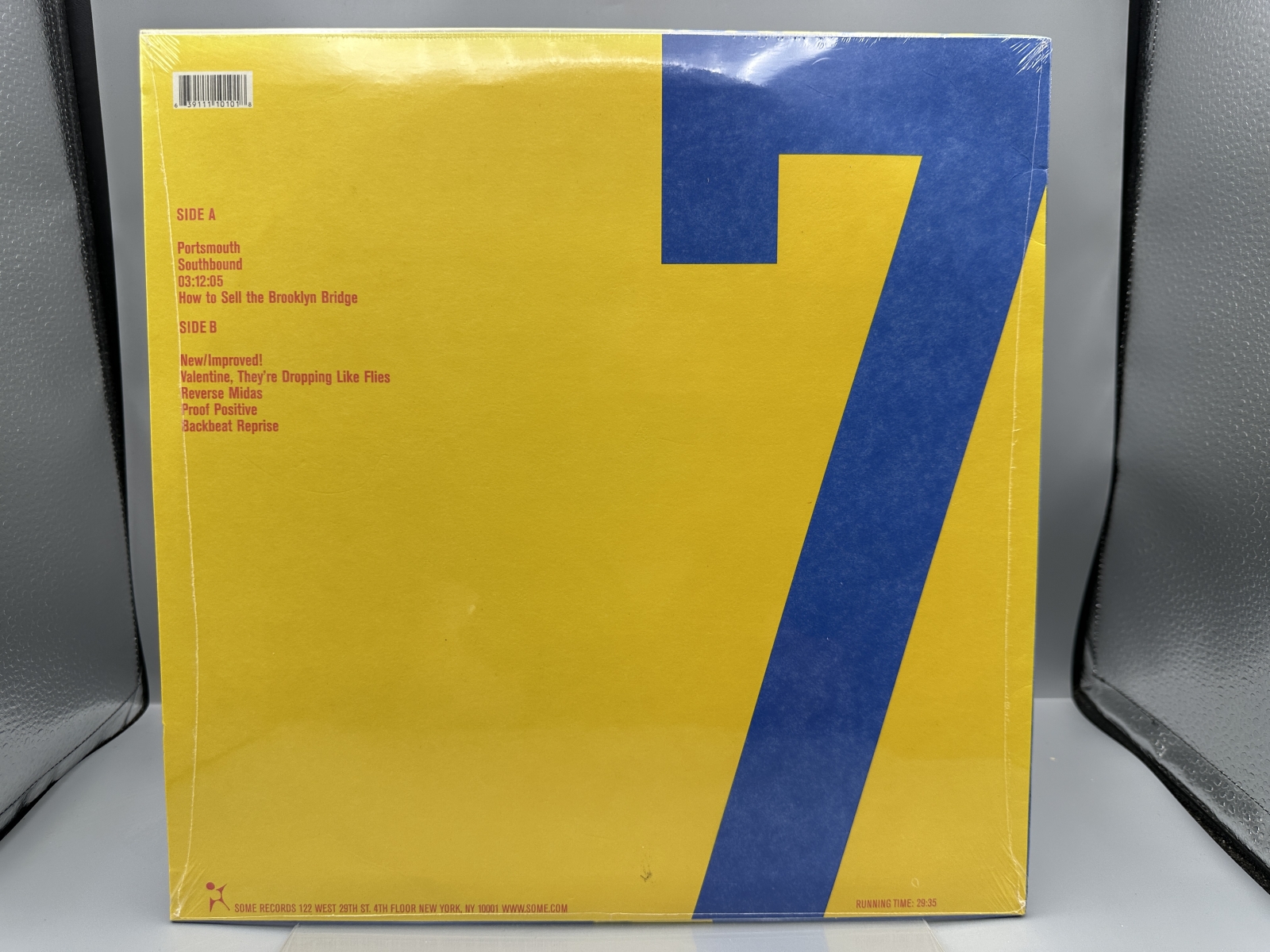 SEALED - Six Going On Seven: Heartbreak's Got Backbeat (1999). Since album is sealed, unknown if it is the white vinyl or black vinyl copy.