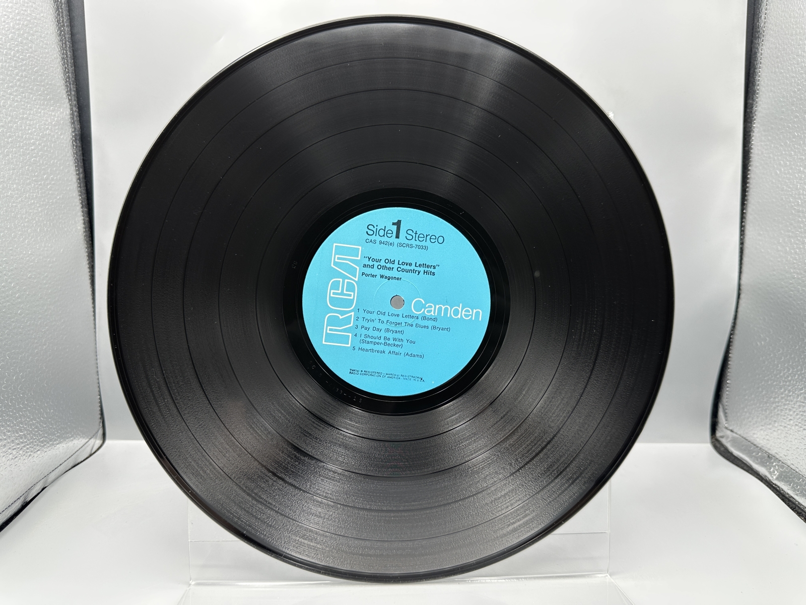 Porter Wagoner (2 LP Lot): The Cold Hard Facts Of Life (1967); and Your Old Love Letters And Other Country Hits (1966)