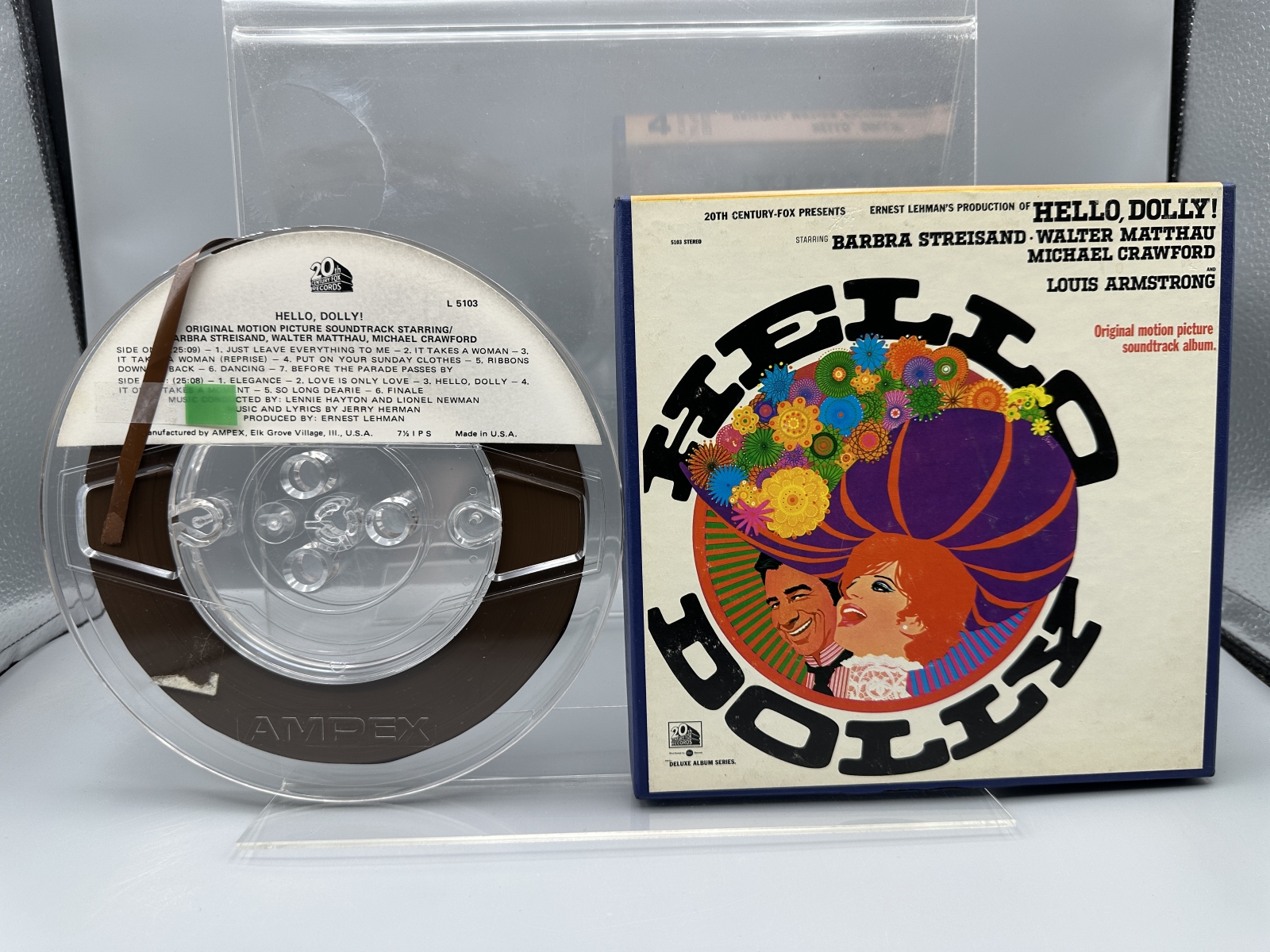 4-Track Stereo Reel-To-Reel Tape - Hello, Dolly! Original Motion Picture Soundtrack (1969), 7 1/2 IPS, 20th Century Fox Records L 5103