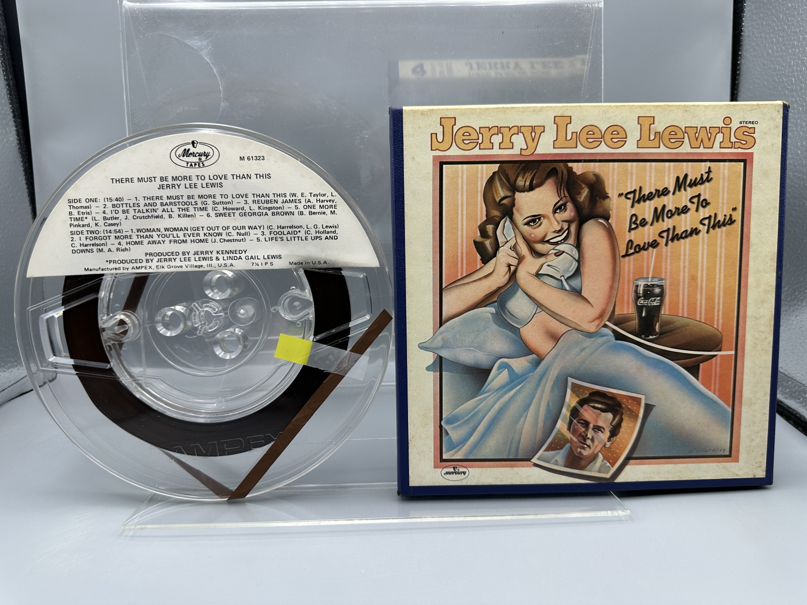 4-Track Stereo Reel-To-Reel Tape - Jerry Lee Lewis: There Must Be More To Love Than This (1970), 7 1/2 IPS, Mercury Tapes M 61323