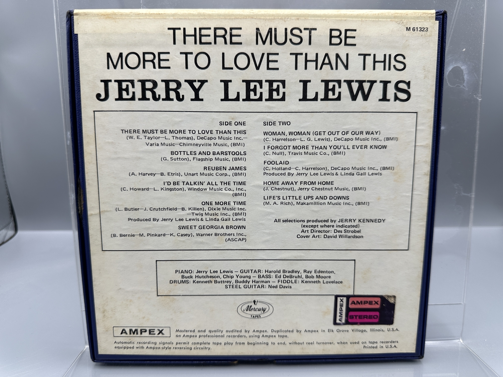 4-Track Stereo Reel-To-Reel Tape - Jerry Lee Lewis: There Must Be More To Love Than This (1970), 7 1/2 IPS, Mercury Tapes M 61323