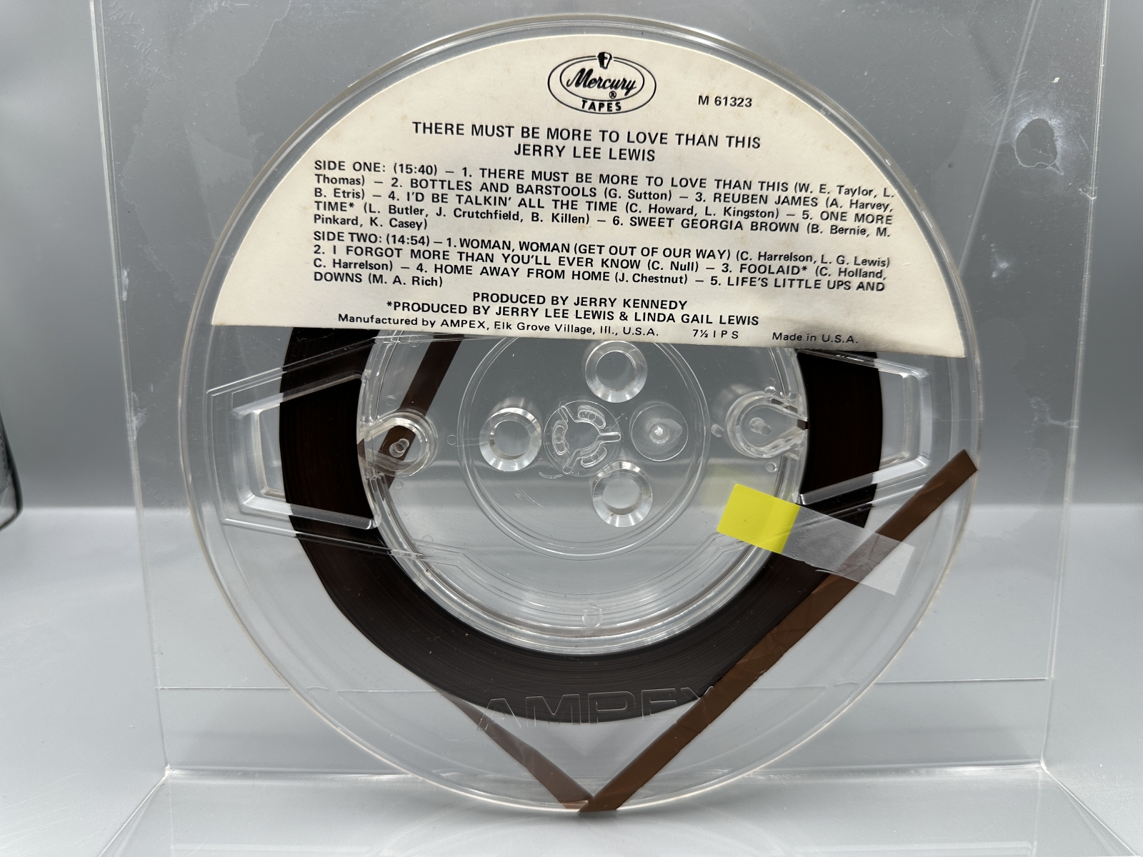 4-Track Stereo Reel-To-Reel Tape - Jerry Lee Lewis: There Must Be More To Love Than This (1970), 7 1/2 IPS, Mercury Tapes M 61323