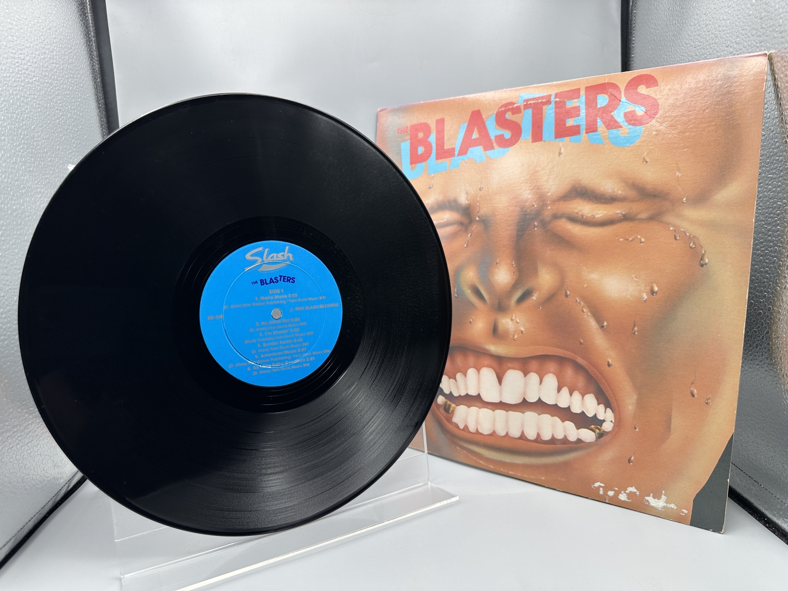 The Blasters: Self-titled (1981), cover shows minor wear