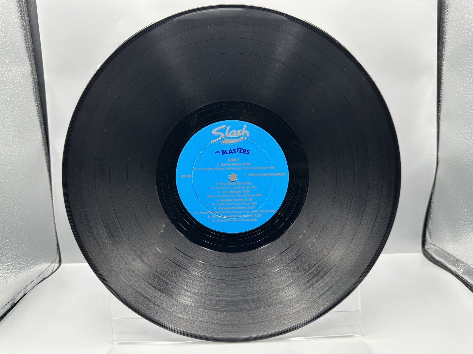 The Blasters: Self-titled (1981), cover shows minor wear