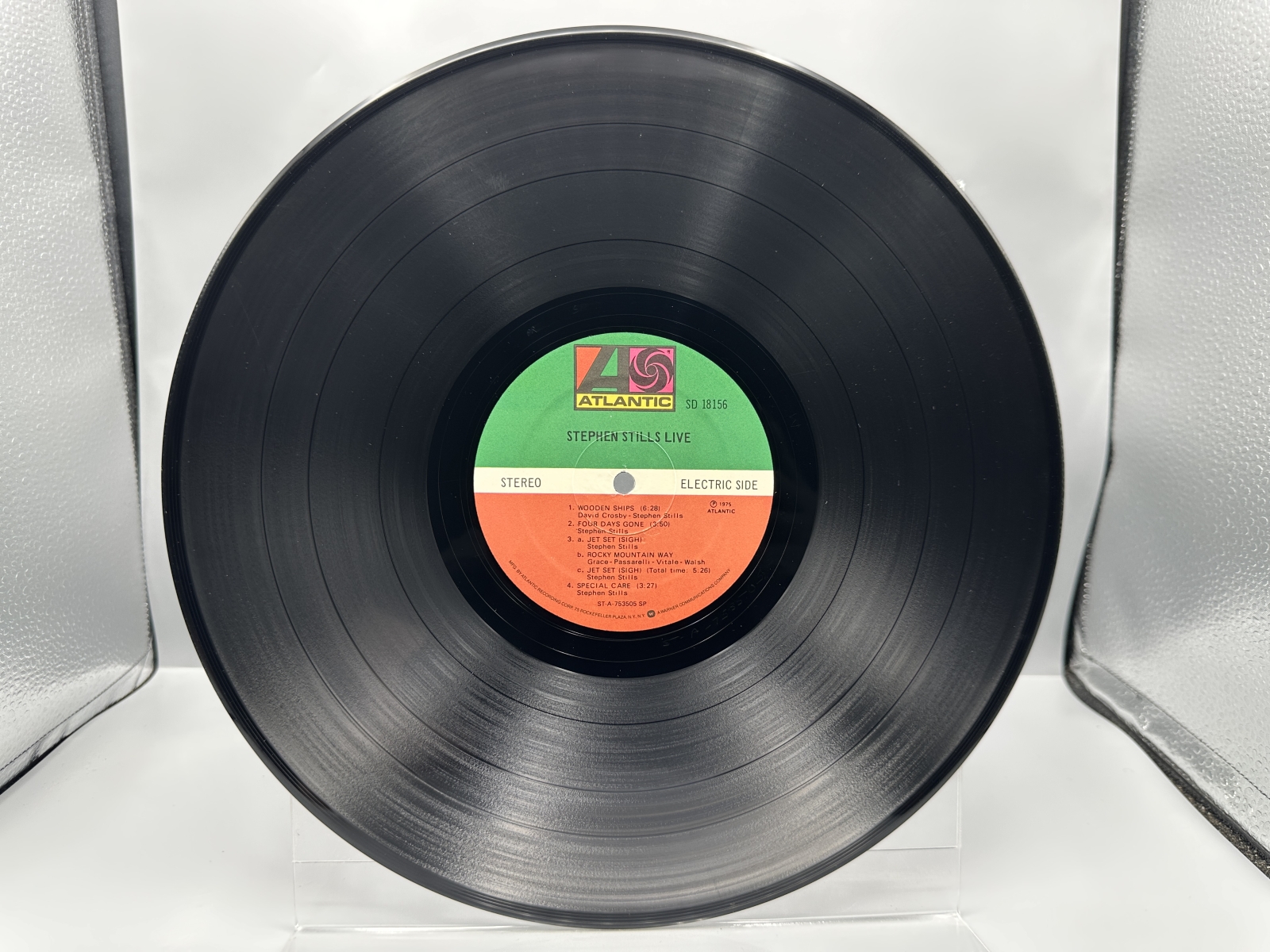 Stephen Stills (3 LP Lot): Stephen Stills Live (1975), promo-notch in cover; Thoroughfare Gap (1978), white label promo, DJ promo sticker on
