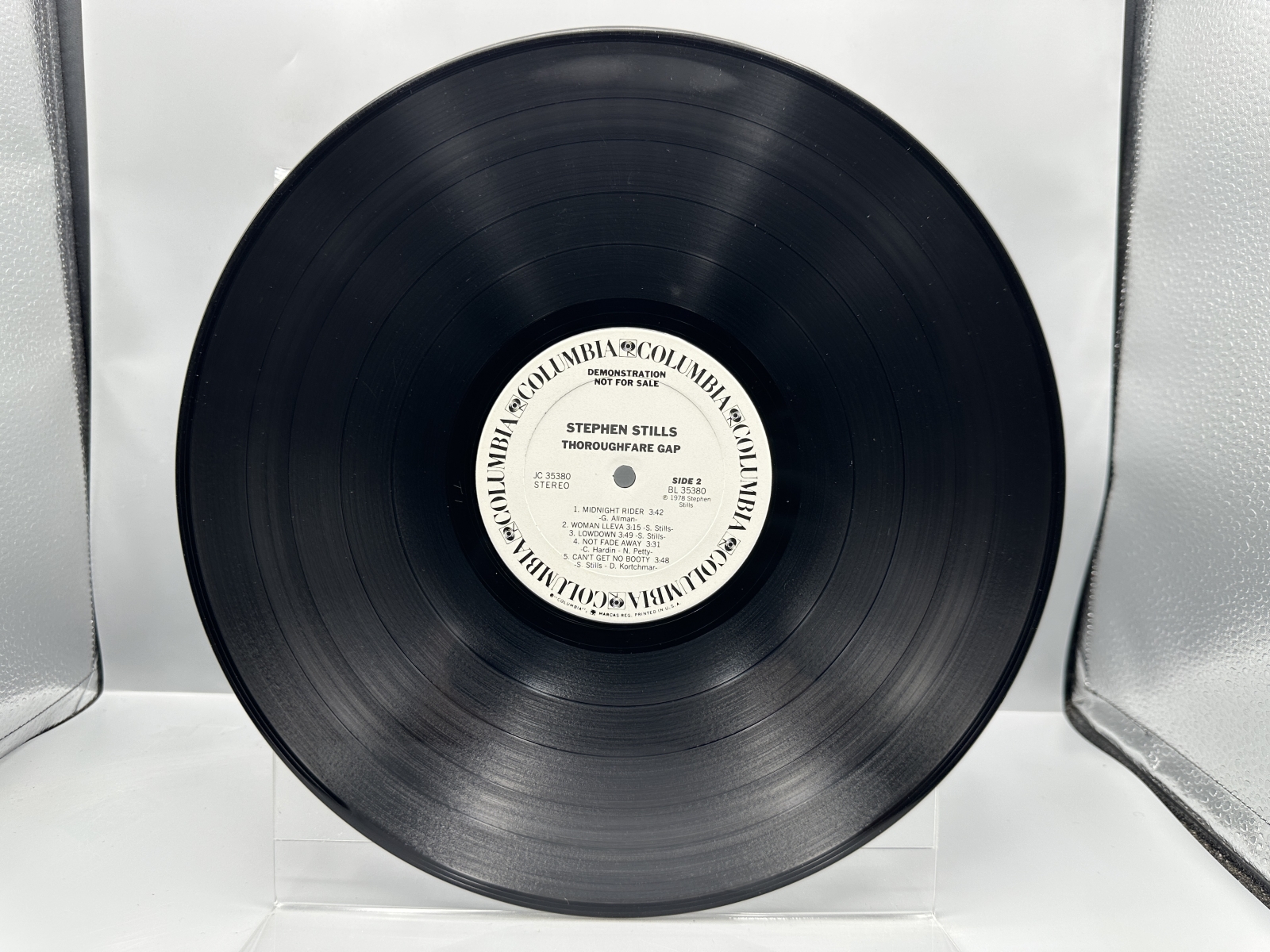 Stephen Stills (3 LP Lot): Stephen Stills Live (1975), promo-notch in cover; Thoroughfare Gap (1978), white label promo, DJ promo sticker on